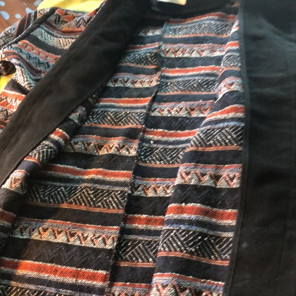 Anthropologie Southwest theme Elodie Medium Jacket/navy/red/white/light blue - Picture 15 of 16